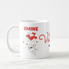 Valentine's Day DogLove Heart Kaffeetasse