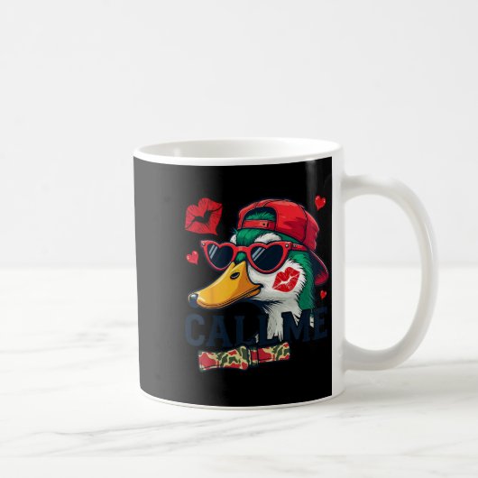 Valentine's Day Duck Hunting Camo Call Me Toddler  Kaffeetasse (Rechts)