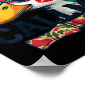 Valentine's Day Duck Hunting Camo Call Me Toddler  Poster (Ecke)