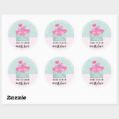Valentine's Day Envelope Hearts Sticker (Blatt)