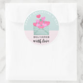 Valentine's Day Envelope Hearts Sticker (Tasche)