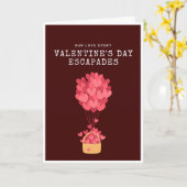 Valentine's Day Escapades Karte (Gelbe Blume)