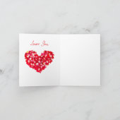 Valentine's Day Feiertagskarte (Innenseite)