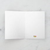 Valentine's Day for Vegans - Funny Cute Fruits Karte (Innenseite)