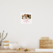 Valentine's Day Foto Du bist mein Lieblings-Eheman Poster (Küche)