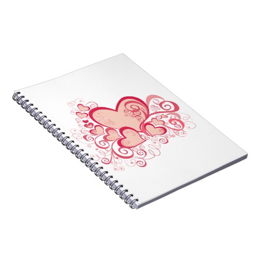 Valentine's Day Foto Notebook Notizblock (Rechte Seite)