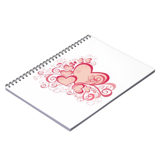 Valentine's Day Foto Notebook Notizblock (Linke Seite)