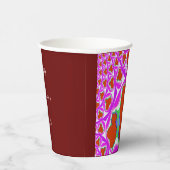 Valentine's Day Fraktal Paper Cups Pappbecher (Rechts)