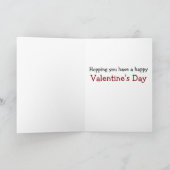 Valentines Day Frog Greeting Card Karte (Innenseite)