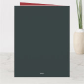 Valentine's Day Funny Alligator Crocodile Couple Karte (Rückseite)