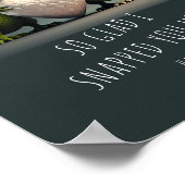 Valentine's Day Funny Alligator Crocodile Couple Poster (Ecke)