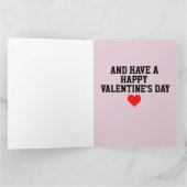 VALENTINE'S DAY FUNNY BIDEN GREETING CARD KARTE (Innenseite)