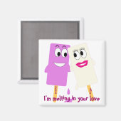 Valentine's Day Funny Eis Magnet (Vorderseite/Rückseite)