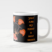 VALENTINE'S DAY GIFT FÜR FREUND, EHEFRAU, HUSBAND Jumbo-Tasse (Rechts)