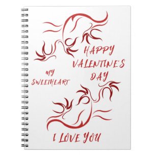 VALENTINE'S DAY GIFT FÜR FREUND, EHEFRAU, HUSBAND NOTIZBLOCK