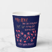 VALENTINE'S DAY GIFT FÜR FREUND, EHEFRAU, HUSBAND PAPPBECHER (Rückseite)