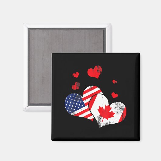Valentine's Day Gift Maple Leaf Canada  Magnet (Vorderseite/Rückseite)