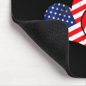 Valentine's Day Gift Maple Leaf Canada  Mousepad (Ecke)