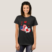 Valentine's Day Gift Maple Leaf Canada T-Shirt (Vorne ganz)