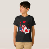 Valentine's Day Gift Maple Leaf Canada T-Shirt (Vorne ganz)