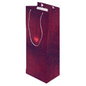 Valentine's Day gift package Geschenktüte Für Weinflaschen (Rückseite Schrägansicht)