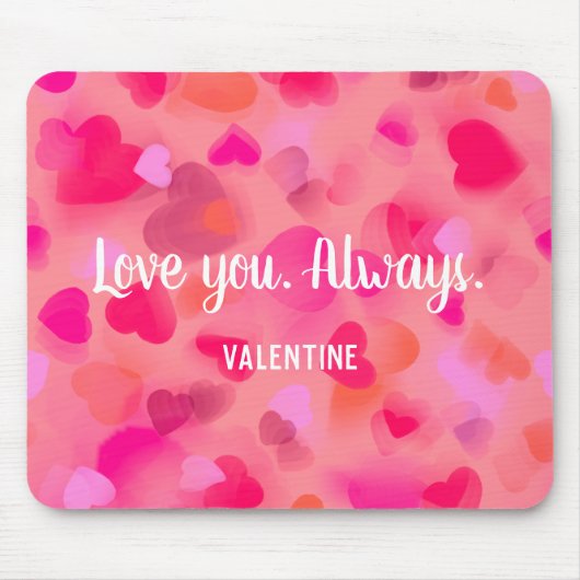 Valentine's Day Gift: Personal heart mousepad (Vorne)
