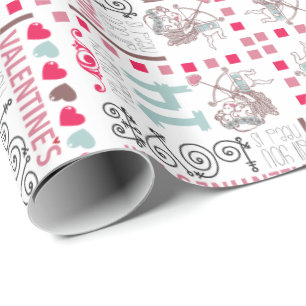 Valentines Day GIFT WRAP Geschenkpapier