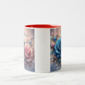 Valentine's Day gift Zweifarbige Tasse (Mittel)