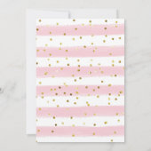 Valentine's Day Girl Virtual Baby Shower Pandemie Einladung (Rückseite)