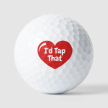 Valentines Day Golfer For Him Men Husband Heart