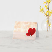 Valentines day greeting card. karte (Gelbe Blume)