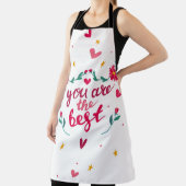 Valentine's day greeting card with hearts, flower schürze (InSitu)