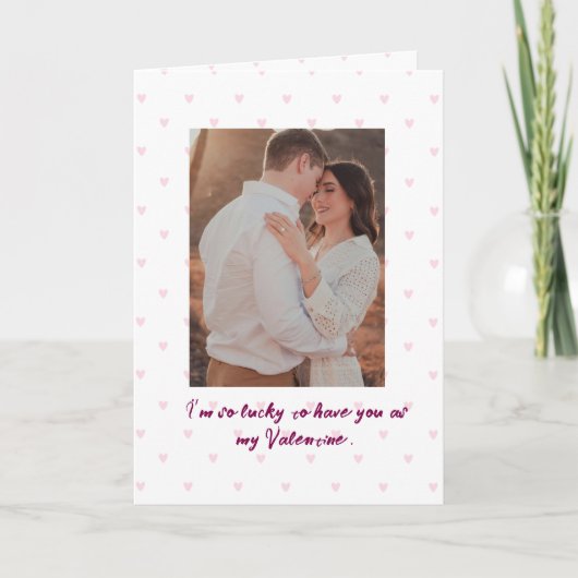 Valentine's Day Greetings Card  Karte (Vorderseite)