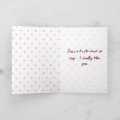Valentine's Day Greetings Card Karte (Innenseite)