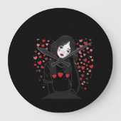 valentines day große wanduhr (Vorderseite)