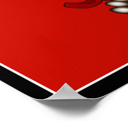 Valentine's Day Heart Bunnies Party Poster (Ecke)