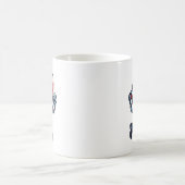 Valentines Day Heart Football Player Team Srts  Kaffeetasse (Mittel)