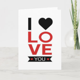 Valentine's Day Heart Love Paares Cute Gift Idea Karte
