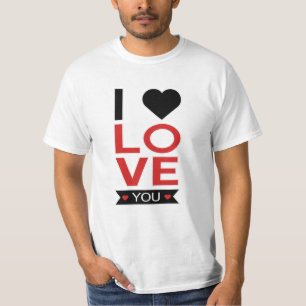 Valentine's Day Heart Love Paares Cute Gift Idea T-Shirt