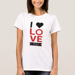 Valentine's Day Heart Love Paares Cute Gift Idea T-Shirt