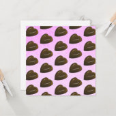 Valentine's Day Heart Pattern Karte (Vorderseite/Rückseite Beispiel)