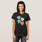 Valentine's Day Heart Sayings T-Shirt (Vorne ganz)