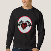 Valentine's Day hearts dragon  17 Sweatshirt (Vorderseite)