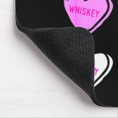 Valentines Day Hearts Drinking Liquor Lovers Anti Mousepad (Ecke)