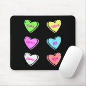 Valentines Day Hearts Drinking Liquor Lovers Anti  Mousepad (Mit Mouse)