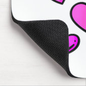 Valentines Day Hearts Love Graphic Mousepad (Ecke)