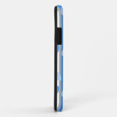 Valentine's Day hearts on striped background Case-Mate iPhone Hülle (Hinten/Rechts)