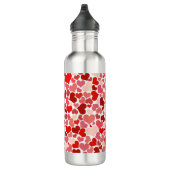 Valentine's Day Hearts Pattern Edelstahlflasche (Rechts)
