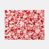 Valentine's Day Hearts Pattern Fußmatte (Vorderseite)