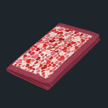 Valentine's Day Hearts Pattern Tri-fold Geldbeutel<br><div class="desc">Valentine's Day Hearts Pattern</div>